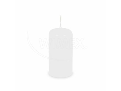 Sviečka valcová biela Ø50 x 100 mm [4 ks]