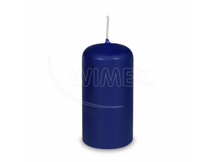 Sviečka valcová tmavomodrá Ø60 x 120 mm [1 ks]