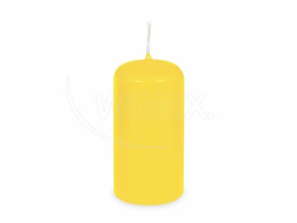 Sviečka valcová žltá Ø60 x 120 mm [1 ks]