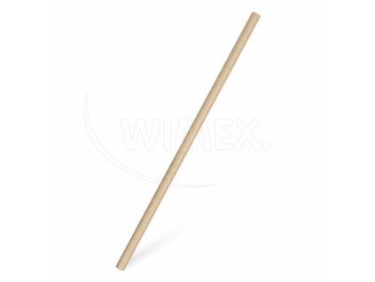 Slamka papierová kraft `JUMBO` Ø8mm x 25cm [100 ks]