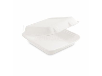 Menu box (cukrová trstina) nedelený 224 x 201 x 78 mm 1100ml [50 ks]