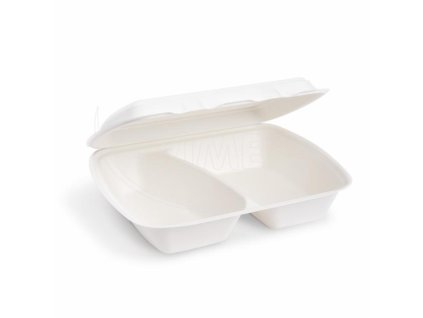 Menu box (cukrová trstina) 2dielny 241 x 202 x 70 mm 1000ml [50 ks]