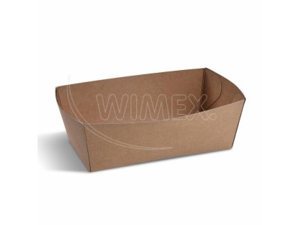 Papierová miska (FSC Mix) nepremastiteľná kraft 165 x 90 x 60 mm 1000ml [100 ks]