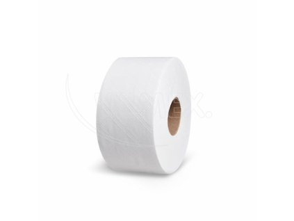 Toaletný papier (FSC Mix) 2vrstvý biely `JUMBO` Ø18cm 100m 445 útržkov [12 ks]