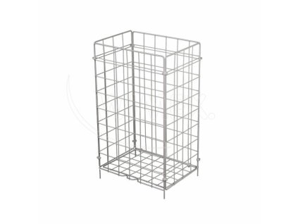 Odpadkový kôš (drôtený) skladací biely 50L [1 ks]