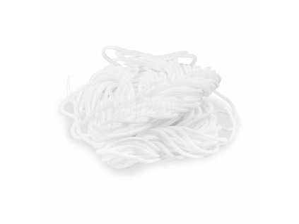Gumová šnúrka biela Ø2mm x 10m [1 ks]