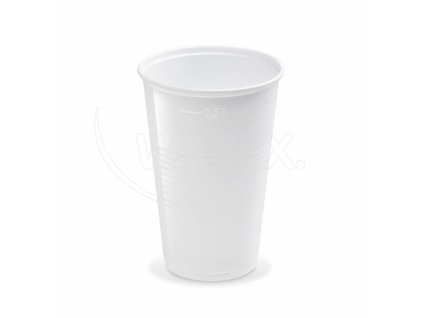 Pohár (PP) biely Ø95mm 0,5L [10 ks]