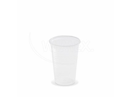 Pohár (PP) priehľadný Ø70mm 0,2L [15 ks]