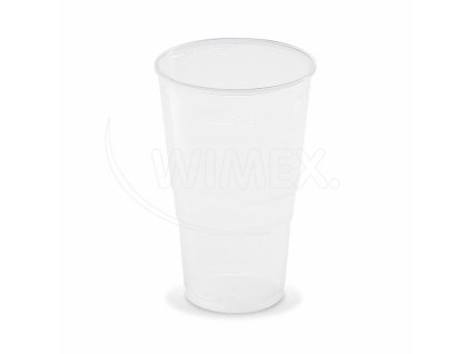 Pohár (PP) priehľadný Ø95mm 0,5L [10 ks]