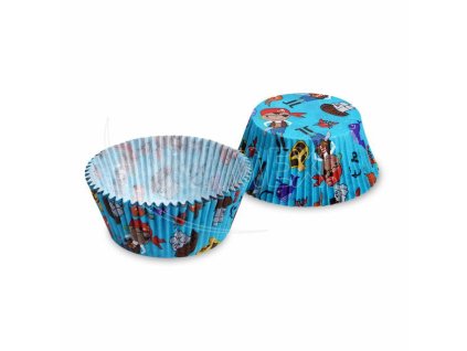 Cukrárenský košíček (PAP) Pirát Ø50 x 30 mm [40 ks]