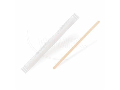 Miešadlo (drevo FSC 100%) 14cm jednotlivo balené [500 ks]