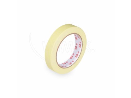 Lepiaca páska krepová (PAP/Hot-melt) žltá 19mm x 50m [1 ks]