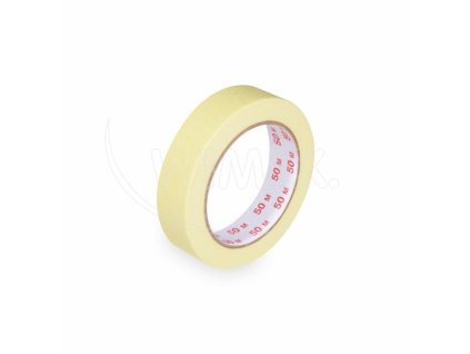 Lepiaca páska krepová (PAP/Hot-melt) žltá 25mm x 50m [1 ks]
