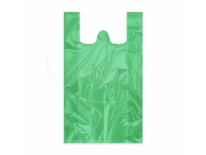 Taška (HDPE) zelená 30+14 x 50 cm `10kg` [100 ks]