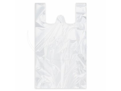 Taška (HDPE) extra-silná biela 24+11 x 46 cm `5kg` [100 ks]