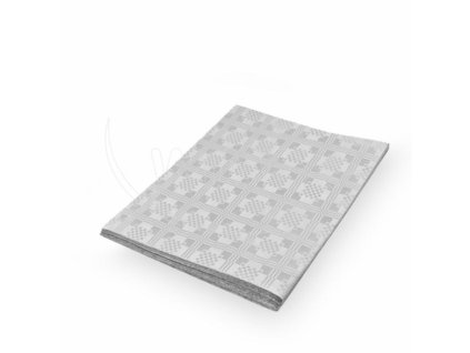 Papierový obrus skladaný biely 1,2 x 1,8 m [1 ks]