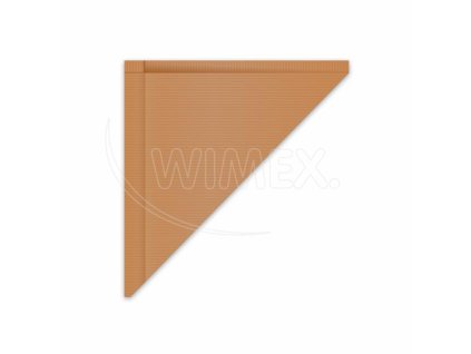 Papierový kornút kraft 23 x 23 cm `250g` viazaný [10 x 100 ks]