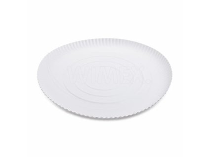 Papierový tanier hlboký biely Ø34cm [50 ks]