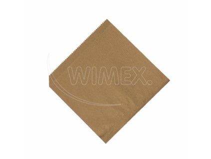 Papierové vrecko hnedé 16 x 16 cm na burger/kebap [500 ks]