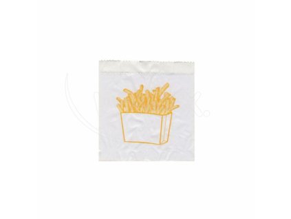 Papierové vrecko Hranolky 10+5 x 11 cm [300 ks]