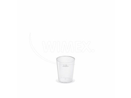 Pohárik kryštál (PS) Ø37mm 2cl [50 ks]