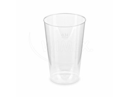 Pohár kryštál (PS) Ø79mm 0,3L [25 ks]