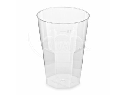 Pohár kryštál (PS) Koktejl Ø80mm 0,3L [30 ks]