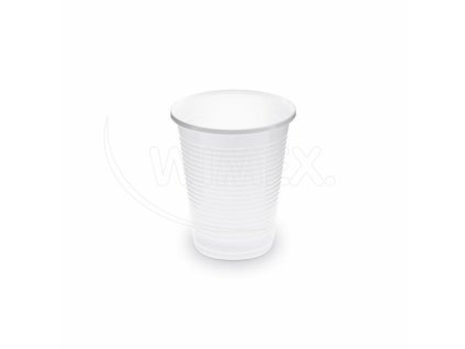 Pohár (PP) biely Ø70mm 180ml [100 ks]