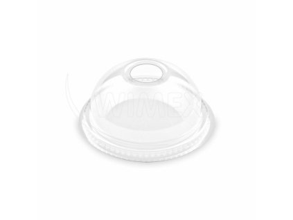 Viečko vypuklé (rPET) s otvorom pre pohár Ø78mm [50 ks]