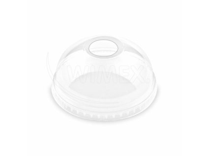 Viečko vypuklé (rPET) s otvorom pre pohár Ø95mm [50 ks]