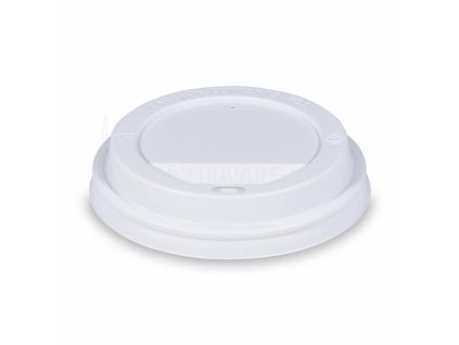 Viečko vypuklé (PS) biele pre pohár Ø90mm [100 ks]
