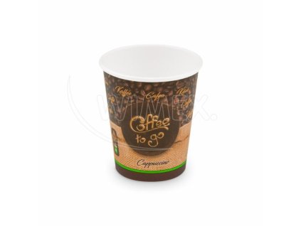 Papierový pohár (FSC Mix/PE) "Coffee to go" Ø80mm 280ml `0,2L/8oz/M` [50 ks]