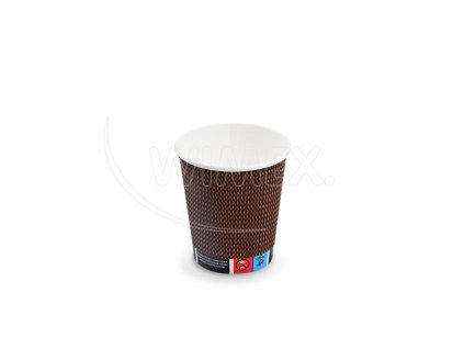 Papierový pohár (PAP/PE) PREMIUM Ø80mm 280ml `0,2L/8oz/M` [25 ks]