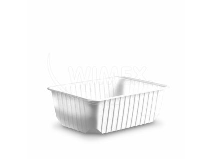 Vanička (PP) hranatá biela 186 x 133 mm 1000ml [50 ks]