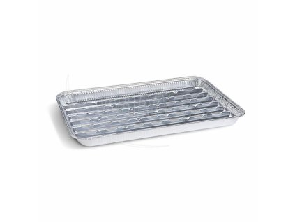 Tácka na gril (ALU) hranatá 34 x 22 cm [100 ks]