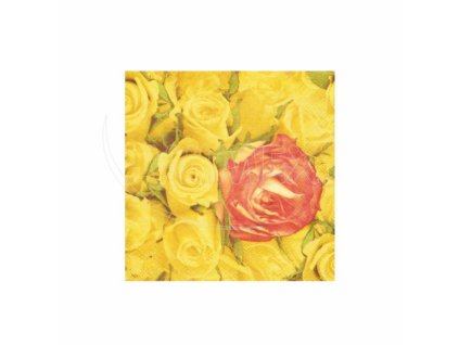 Obrúsok 3vrstvý Jarný motív 33 x 33 cm [20 ks]