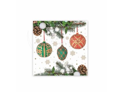 Obrúsok (PAP FSC Mix) 3vrstvý Vianoce 33 x 33 cm [20 ks]
