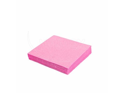 Obrúsok (PAP FSC Mix) 3vrstvý ružový 40 x 40 cm [250 ks]