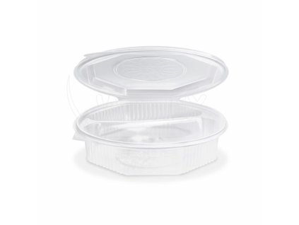 Menu misa (PP) Ripboxx Meal 2dielna osemboká priehľadná 1000ml [25 ks]