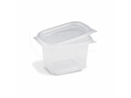 Miska (PP) Ripboxx Tiny hranatá priehľadná 500ml [50 ks]