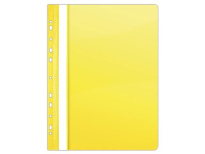 Rýchloviazač PVC s eurodierovaním DONAU lesklý žltý