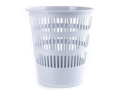Kôš plastový rebrovaný 12 ℓ sivý