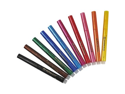 Sada glitrových popisovačov DONAU s vláknovým hrotom 10S