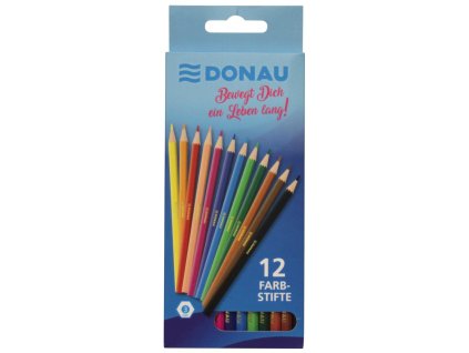 Farbičky DONAU, sada 12 ks