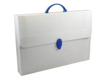 Aktovka plastová A3 s držadlom DONAU transparentná