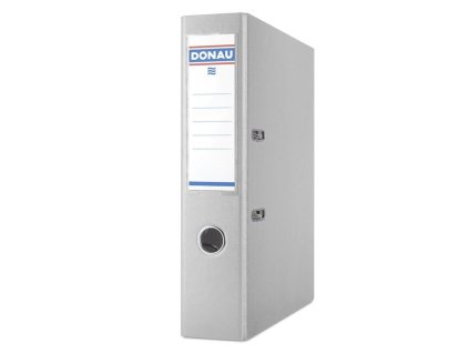 Zakladač pákový DONAU Master, kartón a fólia, A4/75 mm, sivý