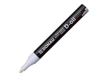 Popisovač lakový 2,8 mm Donau D-OIL biely