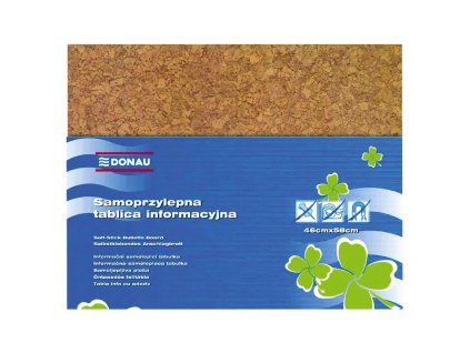 Samolepiaca nástenka 58x46cm hnedá DONAU