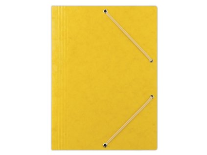 Prešpánový obal s gumičkou DONAU žltý