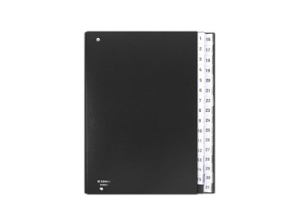 Podpisová kniha 1-31 DONAU čierna